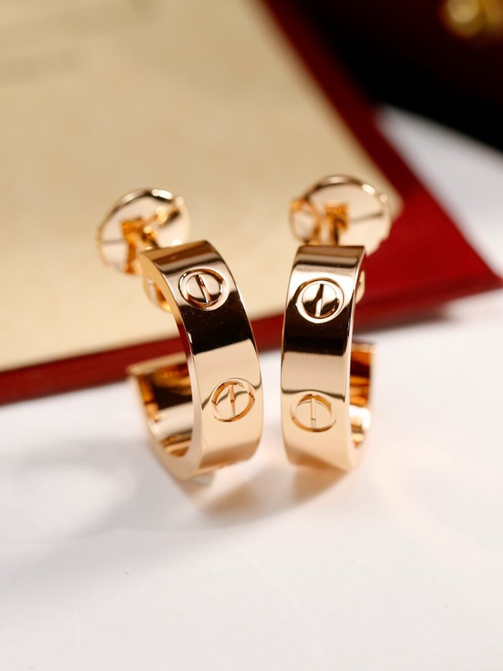 Cartier Love Hoop Earrings